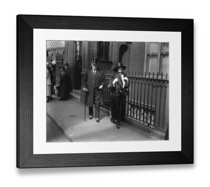 Framed Print : Lieutenant Commander J W Rivett Carnac, Royal Navy and Miss Nesta Blackwood daughter of Mr Framed Print : Lieutenant Commander J W Rivett Carnac, Royal Navy and Miss Nesta Blackwood daughter of Mr