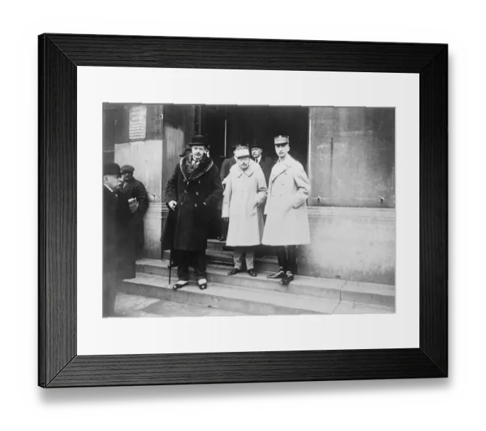 Framed Print : French Generals at Brussels Conference M Maginot and Generals Degontte ( centre ) Framed Print : French Generals at Brussels Conference M Maginot and Generals Degontte ( centre )