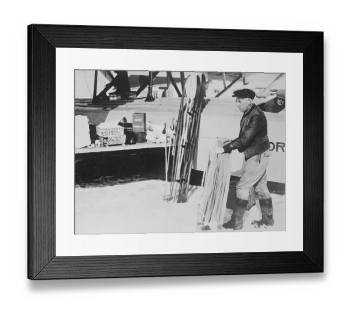 Framed Print : Mystery of Amundsen, first photographs of the start of the Amundsen Ellsworth polar Framed Print : Mystery of Amundsen, first photographs of the start of the Amundsen Ellsworth polar