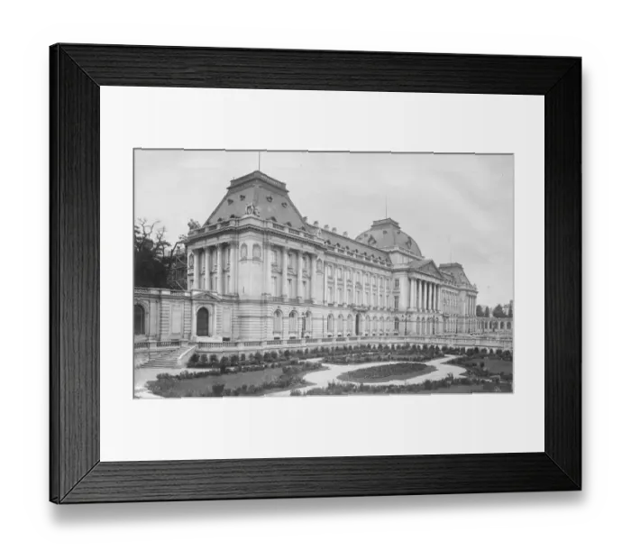Framed Print : Brussels The Royal Palace 24 April 1922 Framed Print : Brussels The Royal Palace 24 April 1922