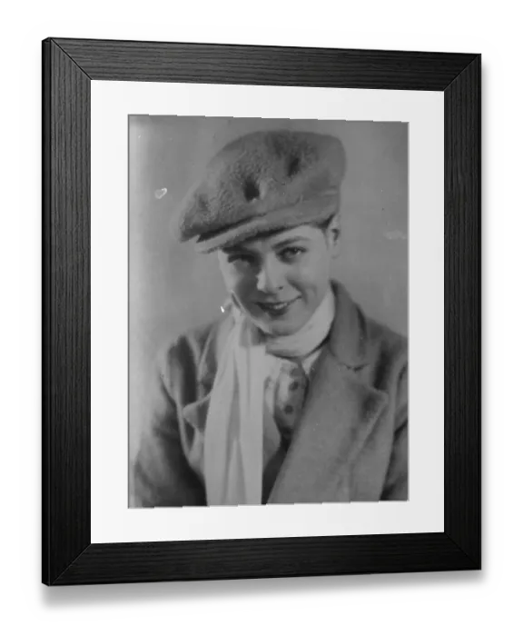 Framed Print : Towed on Christmas day. A new photograph of Miss Billie Houston, one of the Houston sisters
