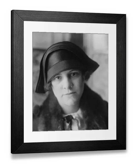 Framed Print : A Woolworth romance. Miss Stanbury, who is to marry Mr N B Woolworth, of Woolworth Stores fame