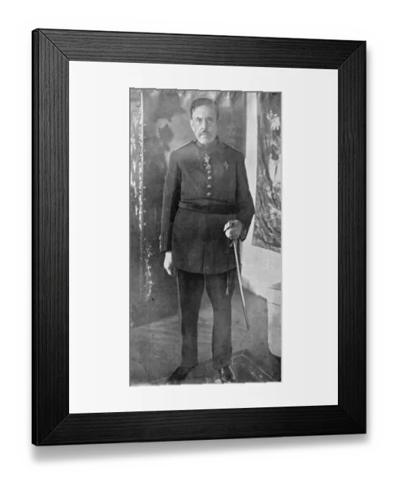 Framed Print : General Don Valeriano Weyler. 20 March 1924 Framed Print : General Don Valeriano Weyler. 20 March 1924
