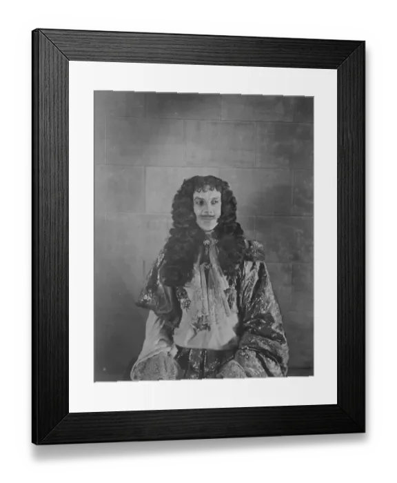 Framed Print : Mr William Luff as Charles II in the new film the Glorious Adventure 30 December 1921 Framed Print : Mr William Luff as Charles II in the new film the Glorious Adventure 30 December 1921