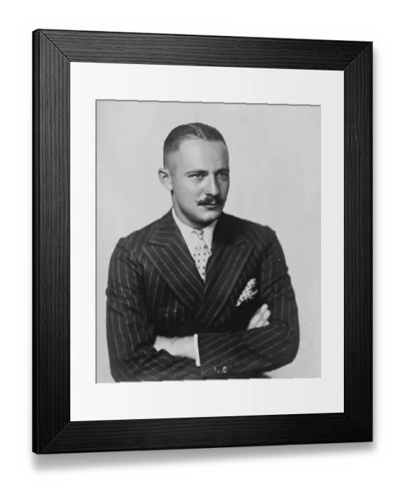 Framed Print : Well known film actor meets with serious accident. Norman Kerry the famous film star Framed Print : Well known film actor meets with serious accident. Norman Kerry the famous film star