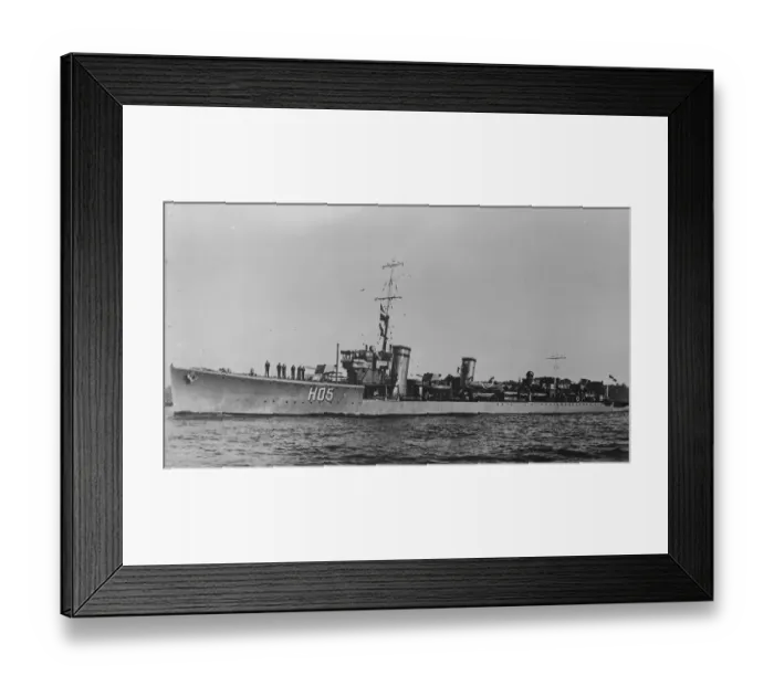Framed Print : HMS Stormclouds class destroyer. 26 January 1927