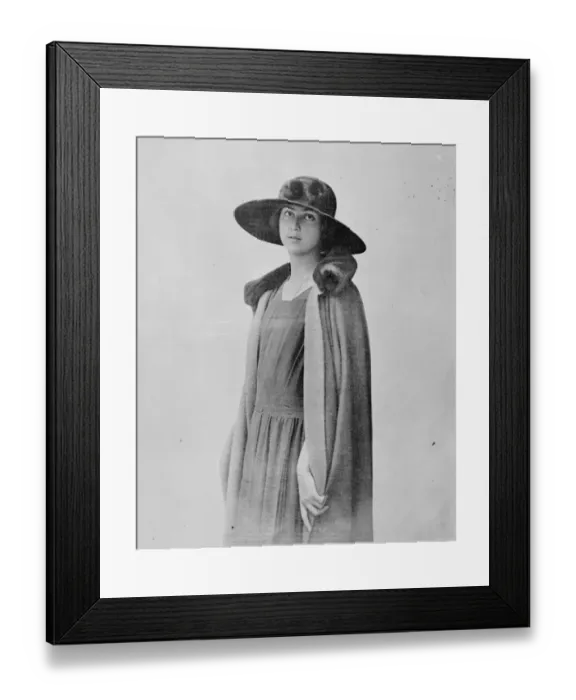 Framed Print : Princess Yolanda of Italy 12 February 1923 Framed Print : Princess Yolanda of Italy 12 February 1923