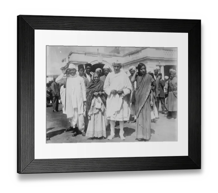 Framed Print : Swarajists walk out of Indian legislative assembly. Interesting scenes marked