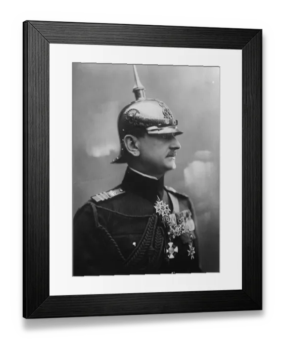 Framed Print : King Carols first appointment. General Hasiavici, who has just been made Marshal Framed Print : King Carols first appointment. General Hasiavici, who has just been made Marshal