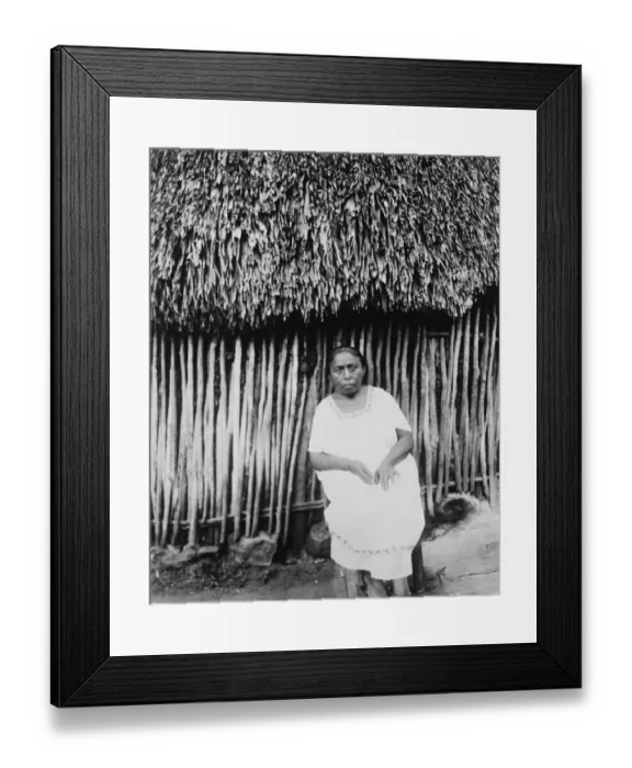 Framed Print : Dona Telefa Xui. 26 April 1926
