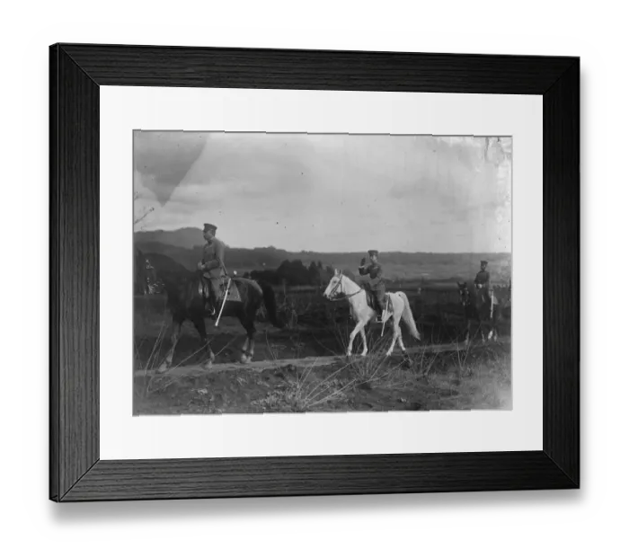 Framed Print : Emperor of Japan at Army manoeuvres at Miye prefecture, Tokyo. 9 December 1929 Framed Print : Emperor of Japan at Army manoeuvres at Miye prefecture, Tokyo. 9 December 1929