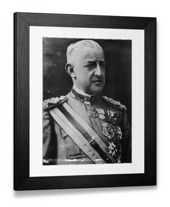 Framed Print : The Duc D Aosta, cousin of the King of Italy. October 1929 Framed Print : The Duc D Aosta, cousin of the King of Italy. October 1929