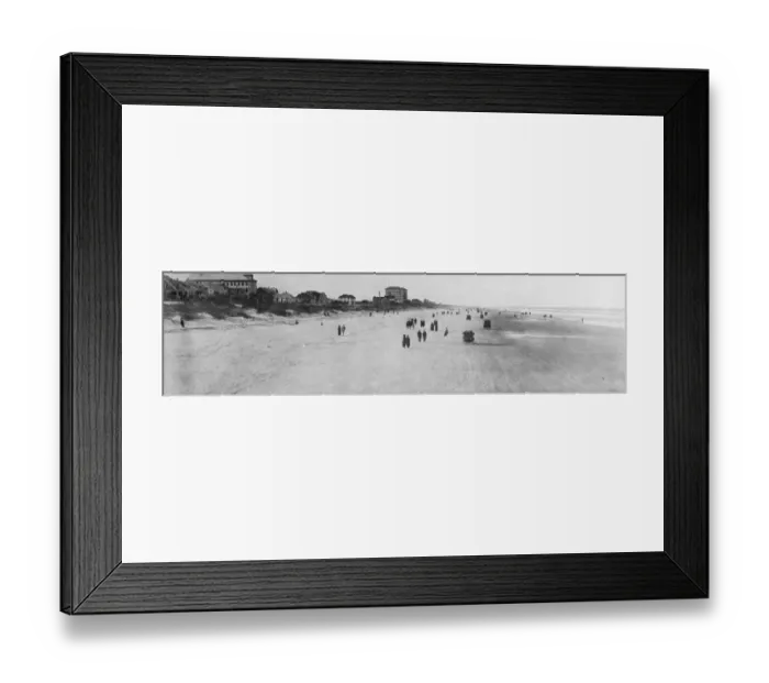 Framed Print : Worlds finest speed way. Ormond Daytona, Beach, Florida. 17 March 1927