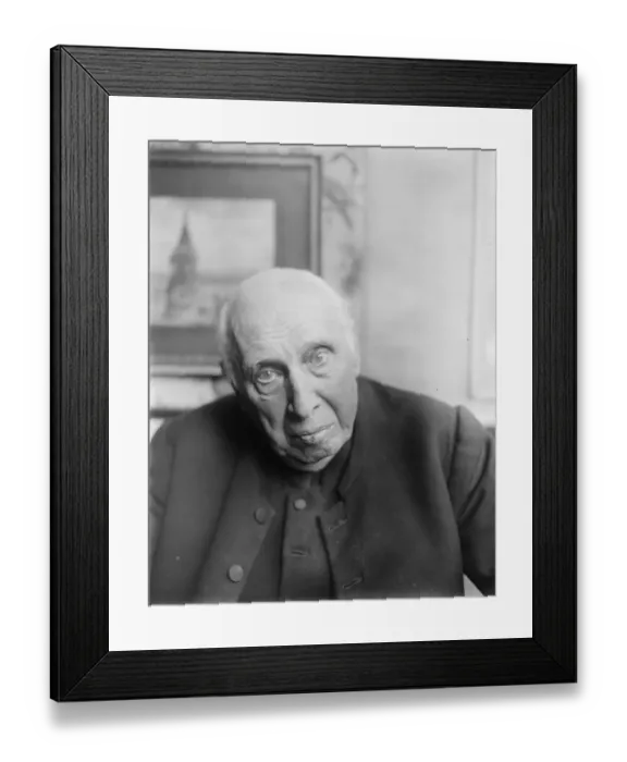 Framed Print : 40 years at St Pauls Cathedral. Canon WOE Newbol, who has been associated with