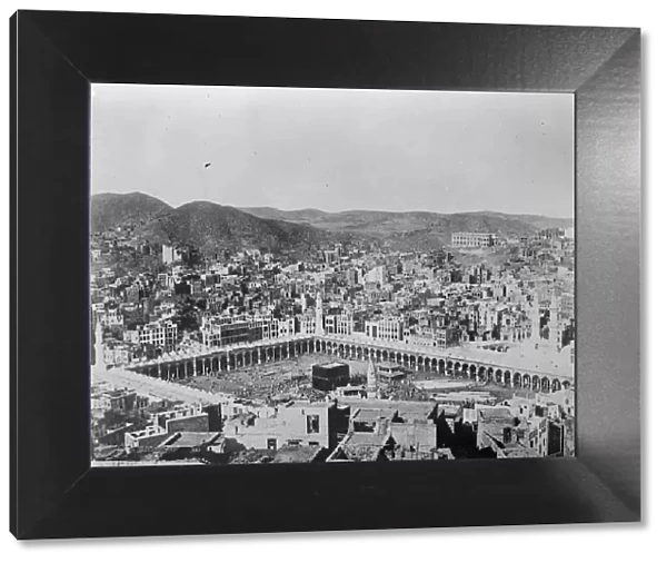 Mecca. Mecca City and Kaaba Square. 1925