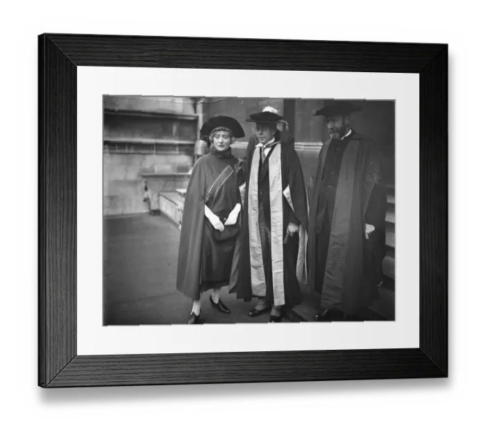 Framed Print : Independent victory in London University Election Dr Graham Little ( Ind ) was Framed Print : Independent victory in London University Election Dr Graham Little ( Ind ) was