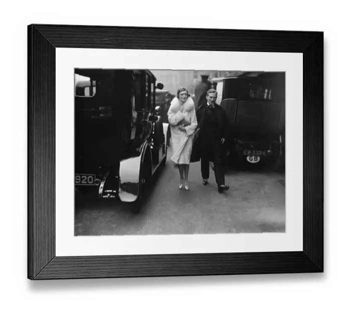 Framed Print : The opening of Parliament. Lord and Lady Brownlow. 7 February 1928 Framed Print : The opening of Parliament. Lord and Lady Brownlow. 7 February 1928