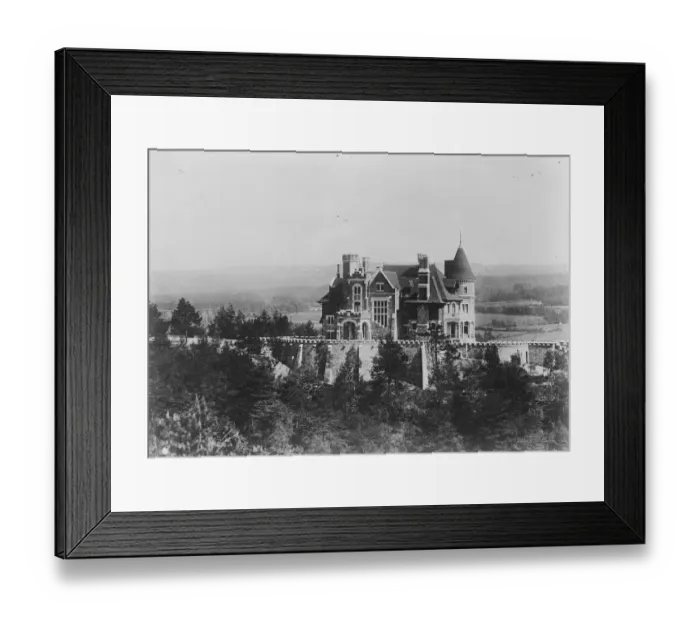 Framed Print : The Chateau at Spa where Mr Lloyd George will reside in the Spa conference Belgium 7