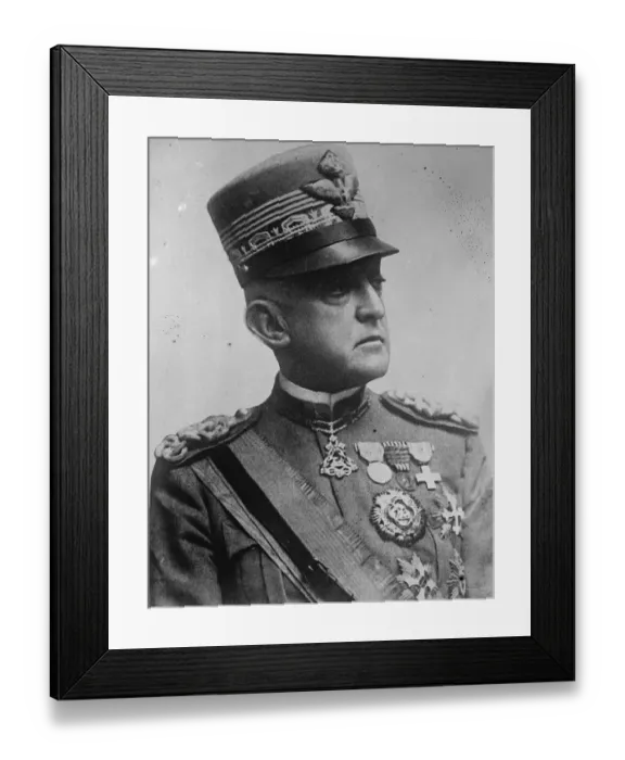Framed Print : Royal patient cured of pneumonia. The Duke of Aosta, cousin of the King of Italy