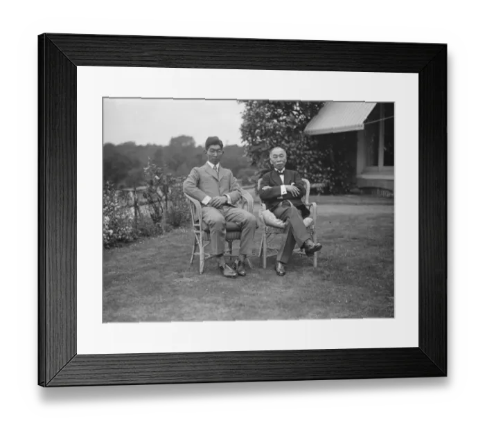 Framed Print : Prince Chichibu in residence at Kenry house. Prince Chichibu, second son of Framed Print : Prince Chichibu in residence at Kenry house. Prince Chichibu, second son of