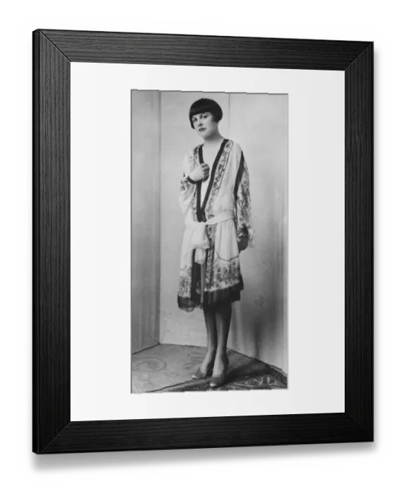 Framed Print : Niece of President of Russias first provisional government now a mannequin in Paris Framed Print : Niece of President of Russias first provisional government now a mannequin in Paris