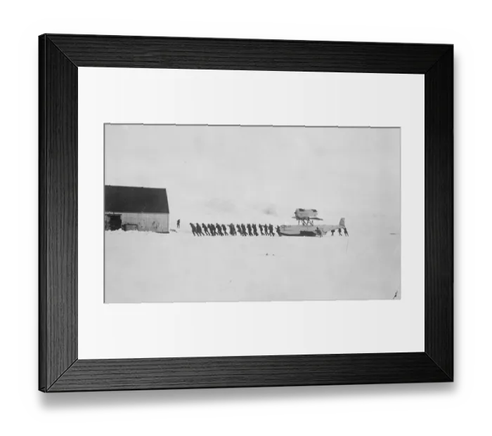 Framed Print : Amundsen Ellsworth Polar Flight Final preparations at Spitzbergen Mariners hauling Framed Print : Amundsen Ellsworth Polar Flight Final preparations at Spitzbergen Mariners hauling