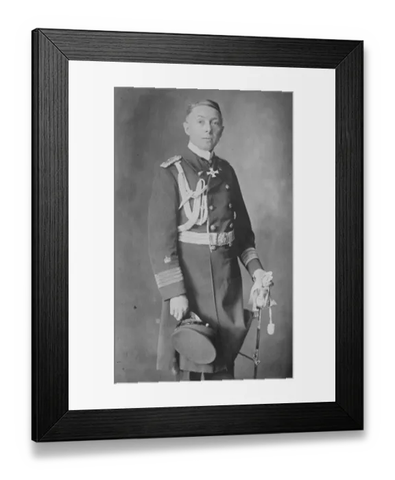 Framed Print : German Ambassador to Russia. A new photograph of Admiral Von Hintze, Germany s