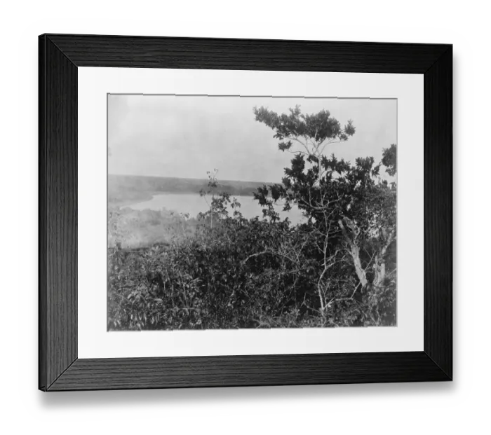 Framed Print : Yucatan exploration. 1926