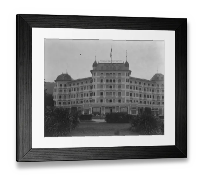 Framed Print : Regina Palace Hotel, Stressa of Turin, Italy. 1921 Framed Print : Regina Palace Hotel, Stressa of Turin, Italy. 1921