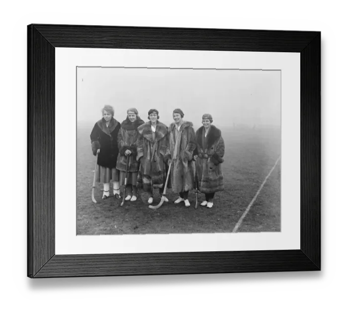 Framed Print : 1920 - The first American womens field hockey team, All-Philadelphia team competed internationally Framed Print : 1920 - The first American womens field hockey team, All-Philadelphia team competed internationally
