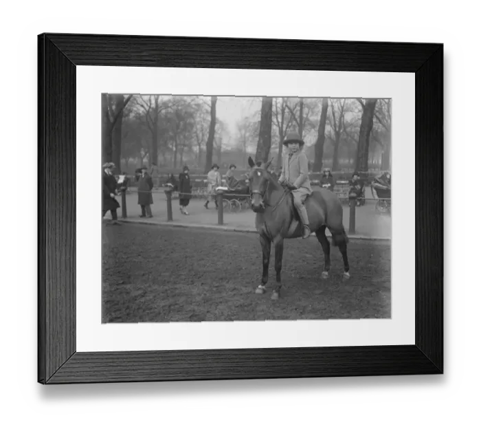 Framed Print : The little Horsewoman Rosemary, the pretty little daughter of Lord Edward Grosvenor Framed Print : The little Horsewoman Rosemary, the pretty little daughter of Lord Edward Grosvenor