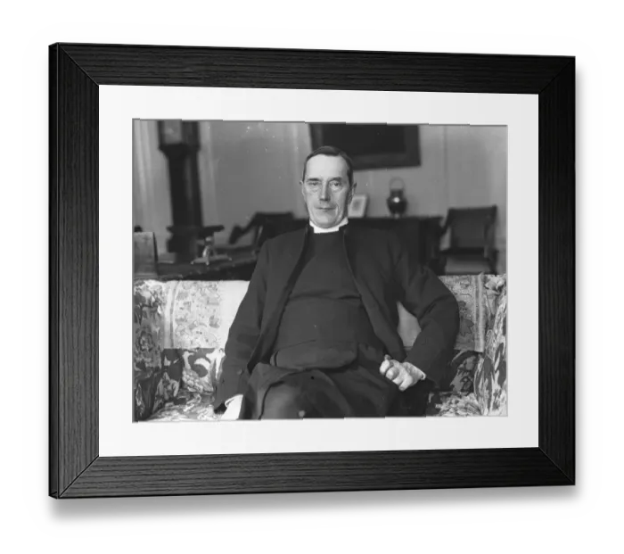 Framed Print : William Ralph Inge, Dean of St Pauls Cathedral, London. 5 June 1925 Framed Print : William Ralph Inge, Dean of St Pauls Cathedral, London. 5 June 1925