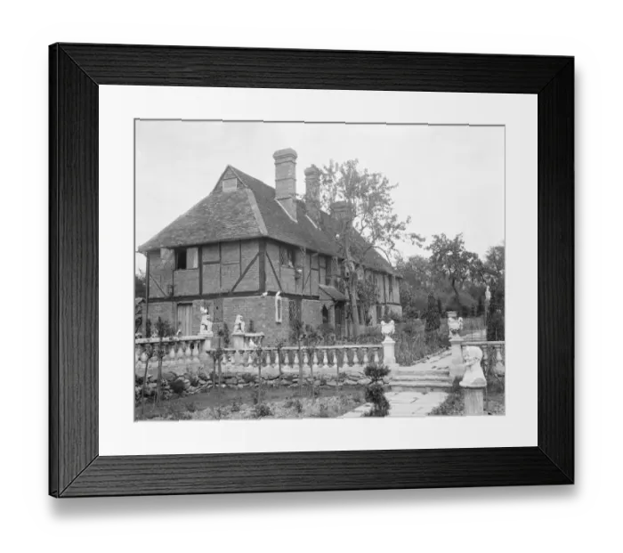 Framed Print : Where the Nightingales sang The Nightingales corner in the garden of the Foyle Riding