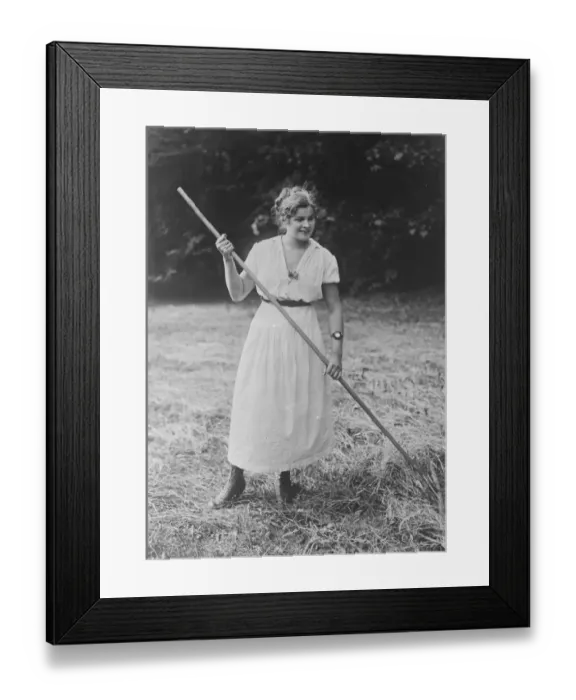 Framed Print : Titled Girl Goes on the Land The Baroness Margaret Gullstrand, who has forsaken Framed Print : Titled Girl Goes on the Land The Baroness Margaret Gullstrand, who has forsaken