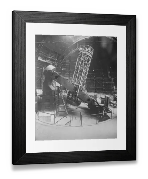 Framed Print : Worlds Greatest Eye The Hooker Telescope in the Mount Wilson Observatory in Los Angeles County Framed Print : Worlds Greatest Eye The Hooker Telescope in the Mount Wilson Observatory in Los Angeles County