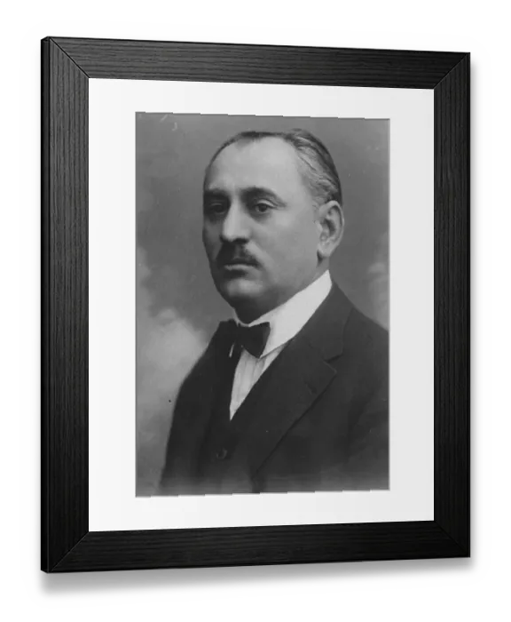 Framed Print : Dr Nicholas Lupu, leader of the Romanian Labour and Socialist Party, and a former Framed Print : Dr Nicholas Lupu, leader of the Romanian Labour and Socialist Party, and a former