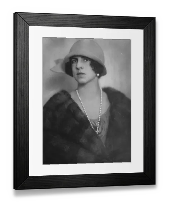 Framed Print : The Crown Princess of Romania, who is now reported to be suffering from an affection Framed Print : The Crown Princess of Romania, who is now reported to be suffering from an affection