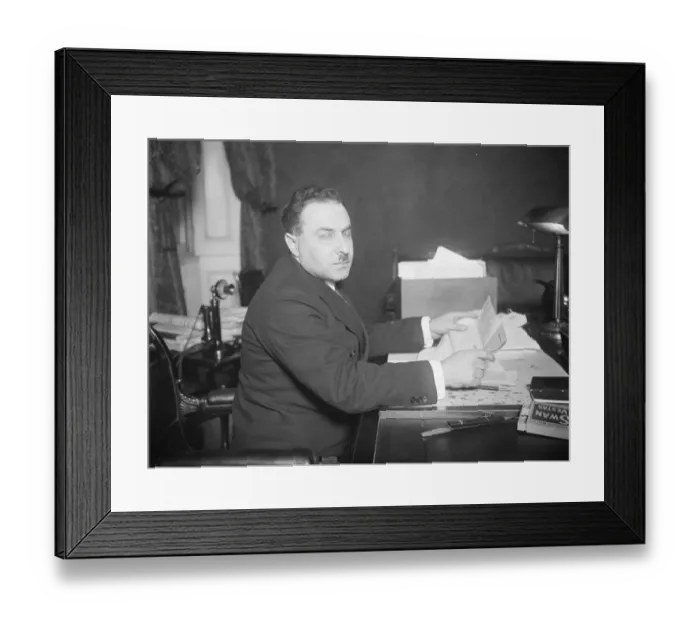 Framed Print : The Soviet Charge d Affaires in London. M Rosengolz, who is at present acting Framed Print : The Soviet Charge d Affaires in London. M Rosengolz, who is at present acting