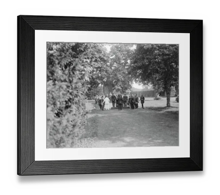 Framed Print : Quaint Druids ceremony at Blenheim Park The Duke of Marlborough talking to some Framed Print : Quaint Druids ceremony at Blenheim Park The Duke of Marlborough talking to some