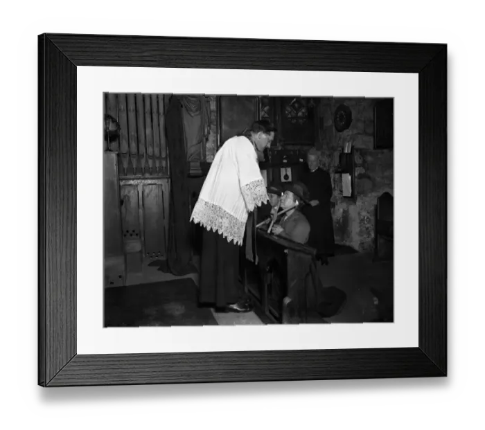Framed Print : Candlemass ceremony at St Etheldredas Church, Holborn, London. Father McGinn Framed Print : Candlemass ceremony at St Etheldredas Church, Holborn, London. Father McGinn
