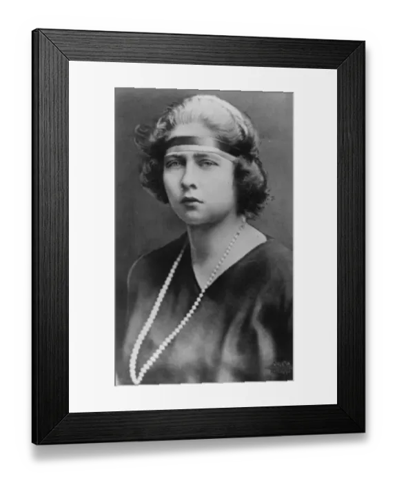 Framed Print : Queen Marie of Yugoslavia 21 July 1923 Framed Print : Queen Marie of Yugoslavia 21 July 1923
