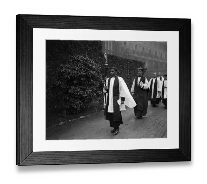 Framed Print : The procession during the enthronement of Dr Cyril Charles Bowman Bardsley as Bishop Framed Print : The procession during the enthronement of Dr Cyril Charles Bowman Bardsley as Bishop