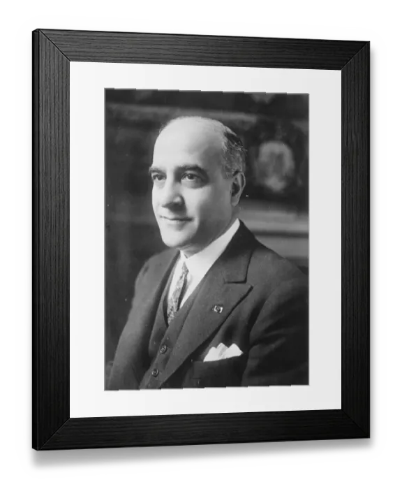 Framed Print : M Jean Chiappe, who is succeeding M Morain, as Chief of Police, for the Department of the Seine Framed Print : M Jean Chiappe, who is succeeding M Morain, as Chief of Police, for the Department of the Seine