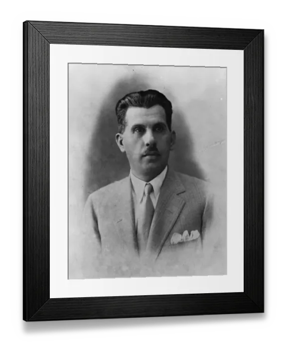 Framed Print : New Turkish speaker. Kozim Pasha, who has just been appointed President of Framed Print : New Turkish speaker. Kozim Pasha, who has just been appointed President of