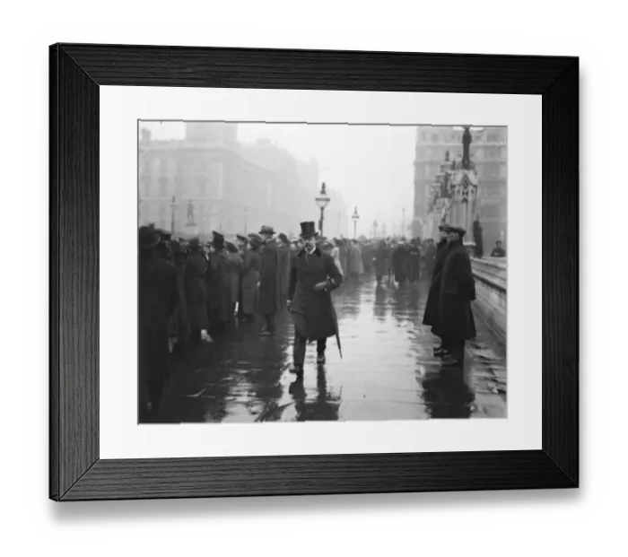 Framed Print : State opening of Parliament. Lord Desborough arriving at Westminster. 10 February
