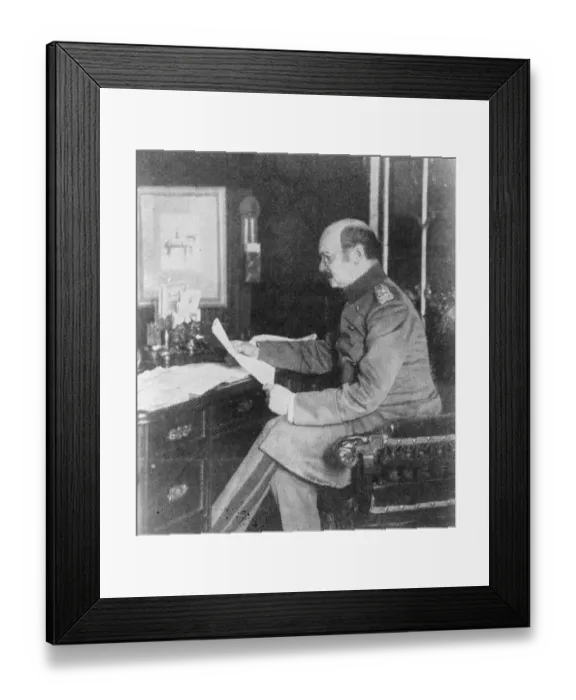 Framed Print : Military power in Berlin. General Von Horn, who has been given full military powers in Berlin Framed Print : Military power in Berlin. General Von Horn, who has been given full military powers in Berlin