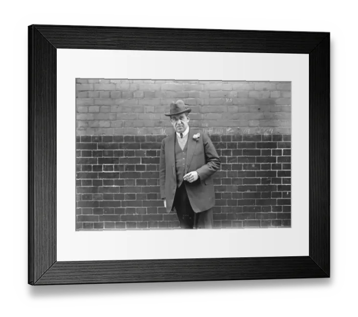 Framed Print : Mr Channing Pollock, American dramatist in London for rehearsals of his play Framed Print : Mr Channing Pollock, American dramatist in London for rehearsals of his play