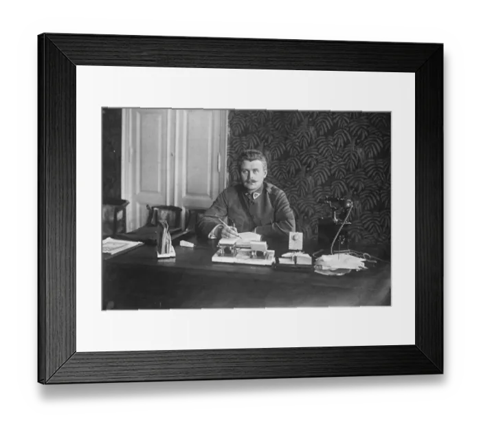 Framed Print : Lithuanian portraits. Colonel A Merkys, twice Minister for National Defence Framed Print : Lithuanian portraits. Colonel A Merkys, twice Minister for National Defence