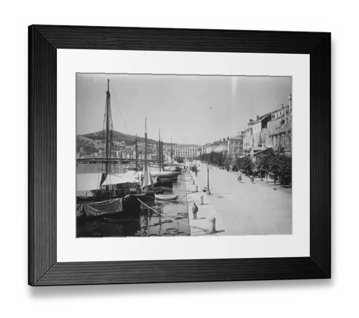 Framed Print : Italian resentment at Serbs offer of Port to Hungary. Hungary is faced with Framed Print : Italian resentment at Serbs offer of Port to Hungary. Hungary is faced with