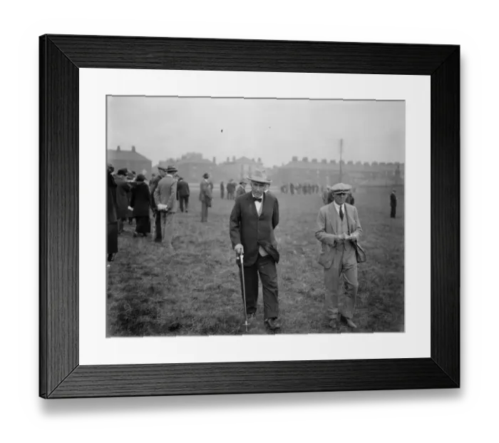 Framed Print : Doncaster St Leger meeting. Mr Frank Curzon. 13 September 1923 Framed Print : Doncaster St Leger meeting. Mr Frank Curzon. 13 September 1923